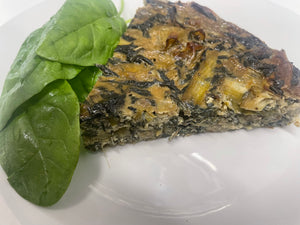 Spinach and Leek Frittata